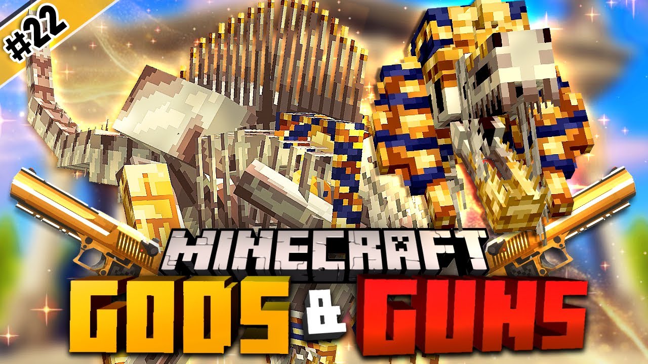 บุกพีระมิดต้องสาป! เทพแห่งกาลเวลาในทะเลทราย!? | Minecraft Gods and Guns EP.22