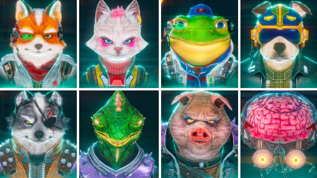 Star Fox Switch 2 - All Holoviewer Entries (100% Unlocked)