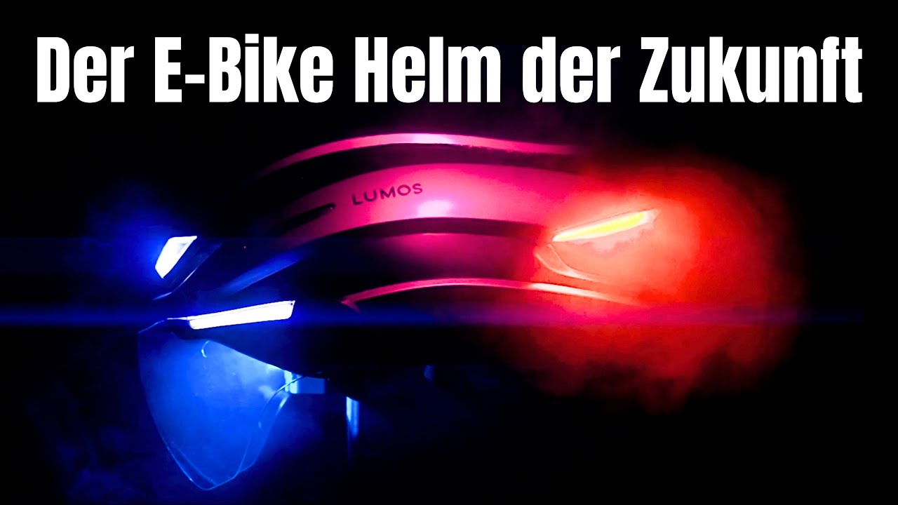 Mega E-Bike Helm mit Bremslicht, Blinklicht, App und Apple Watch Control!Lumos Ultra E-Bike Helm!