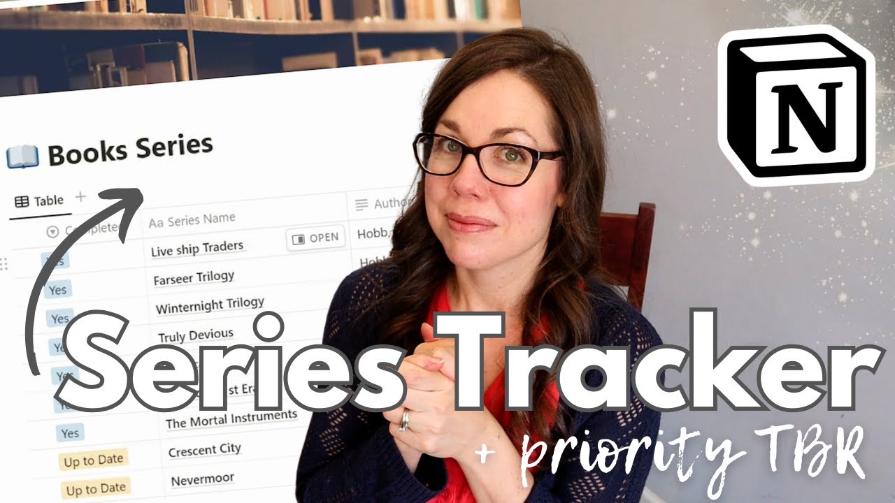 Book Series TRACKER in Notion + Priority Series TBR for 2024