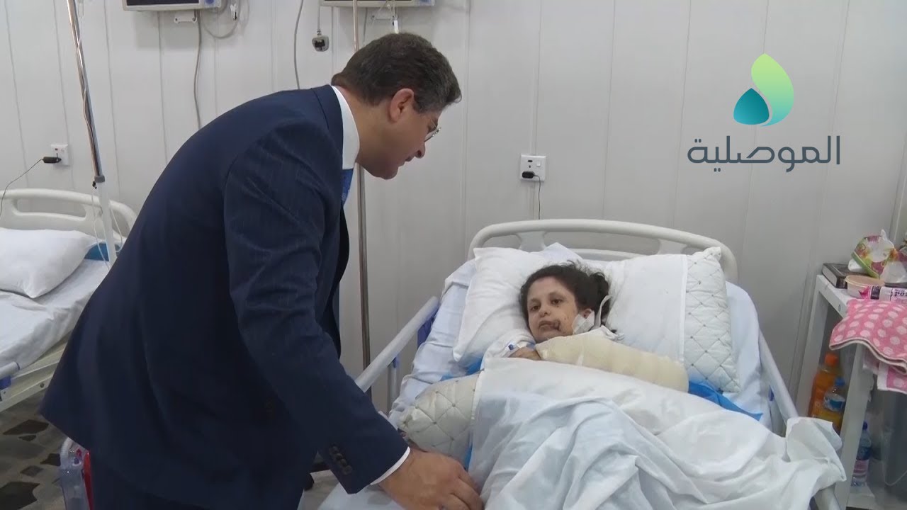 البريفكاني يزور مرضى و جرحى نينوى الراقدين في مستشفيات أربيل