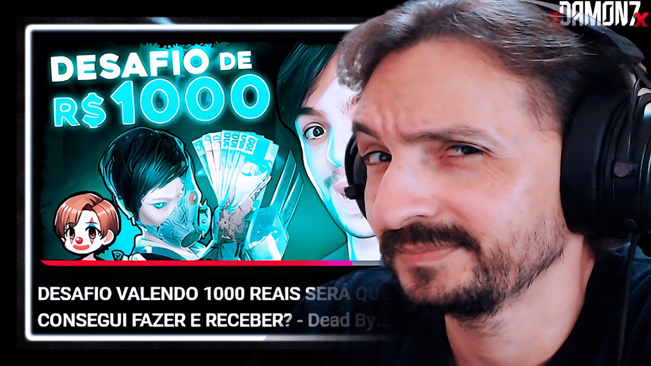 1000 REAIS PARA JOGAR DE ADRIANA? - REACT - Dead by Daylight