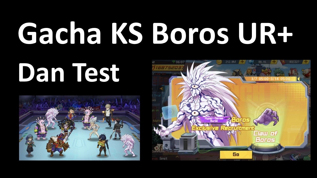 Gacha KS Boros UR+ | dan Test Arena lagi