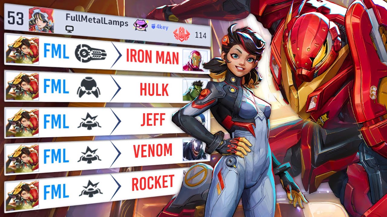 Carrying on Peni Parker in Museum of Contemplation | Marvel Rivals