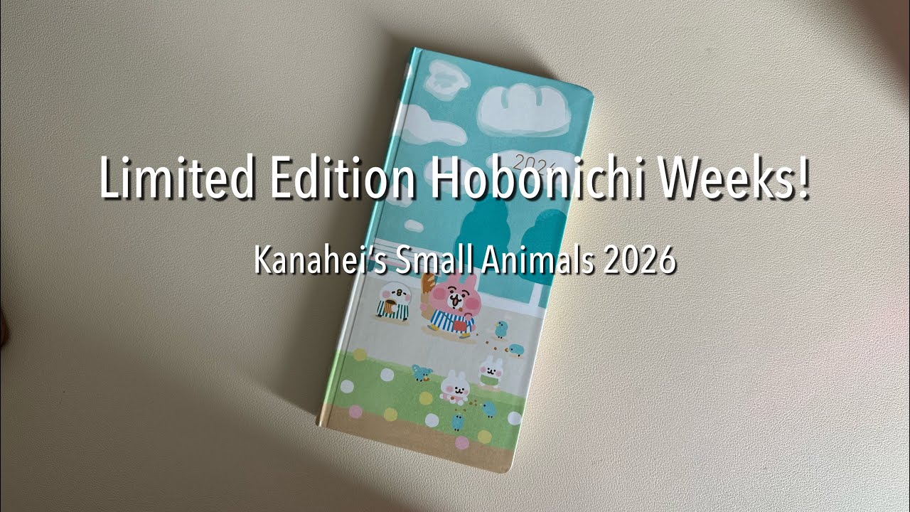 Kanahei’s Small Animals Hobonichi Weeks 2026