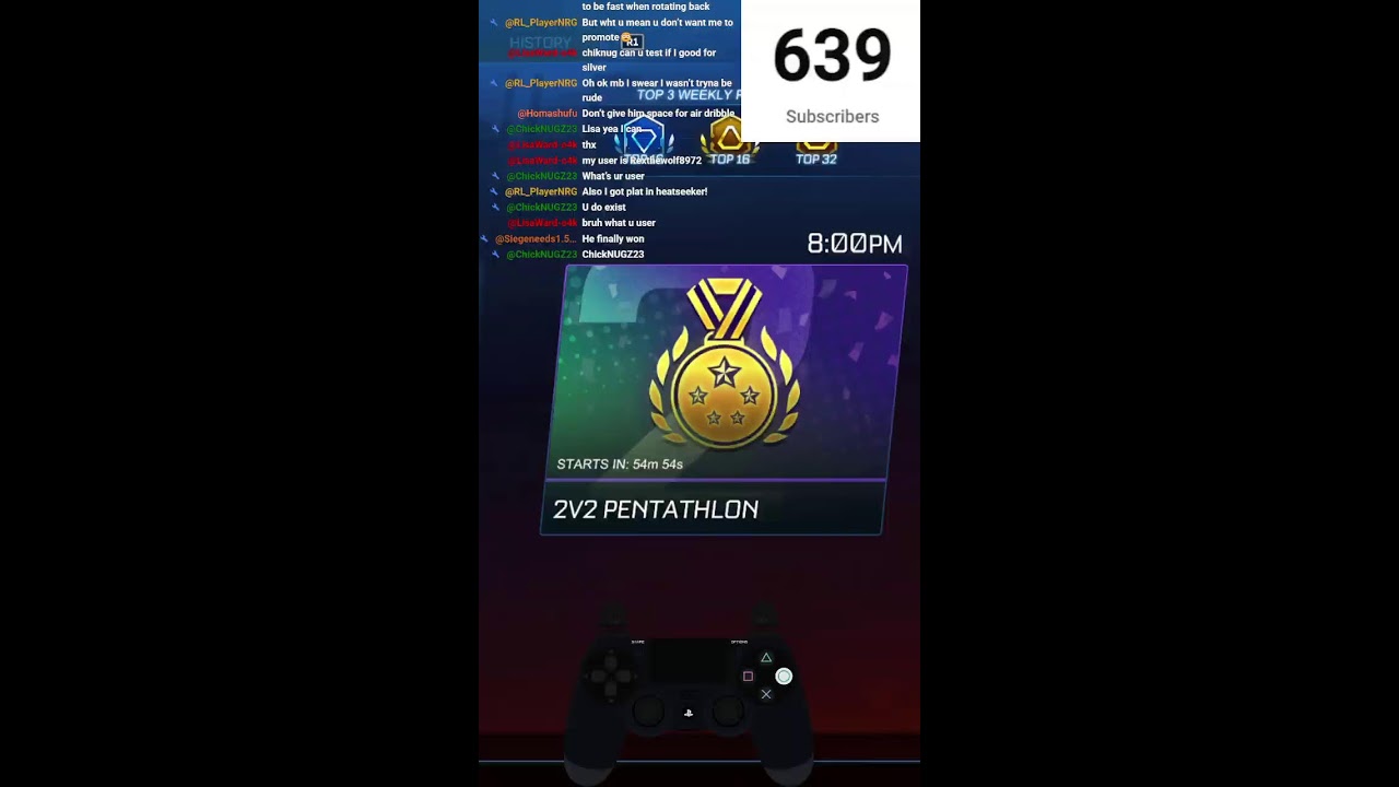 trying to get plat in rocket league (Portrait)
