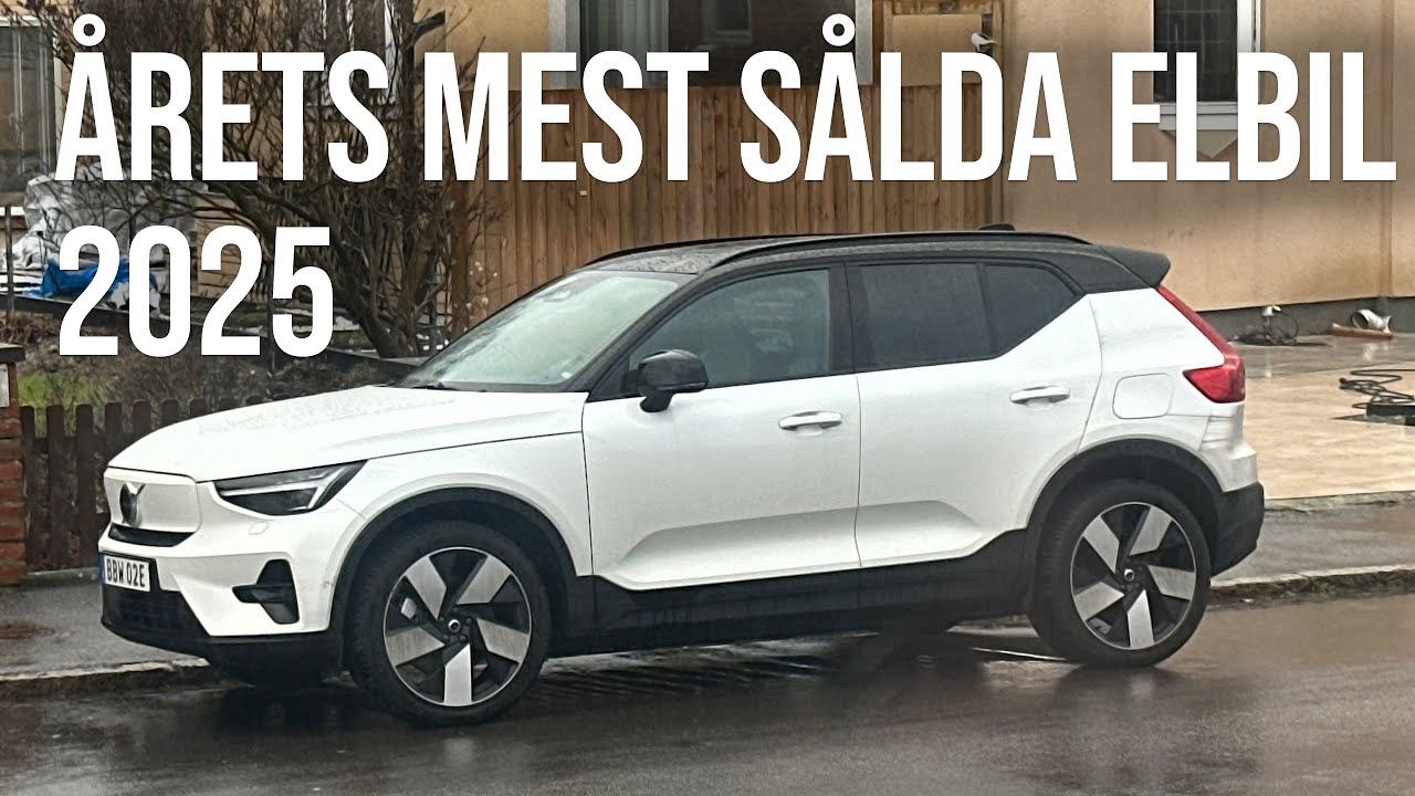 Sveriges mest sålda elbilar 2025