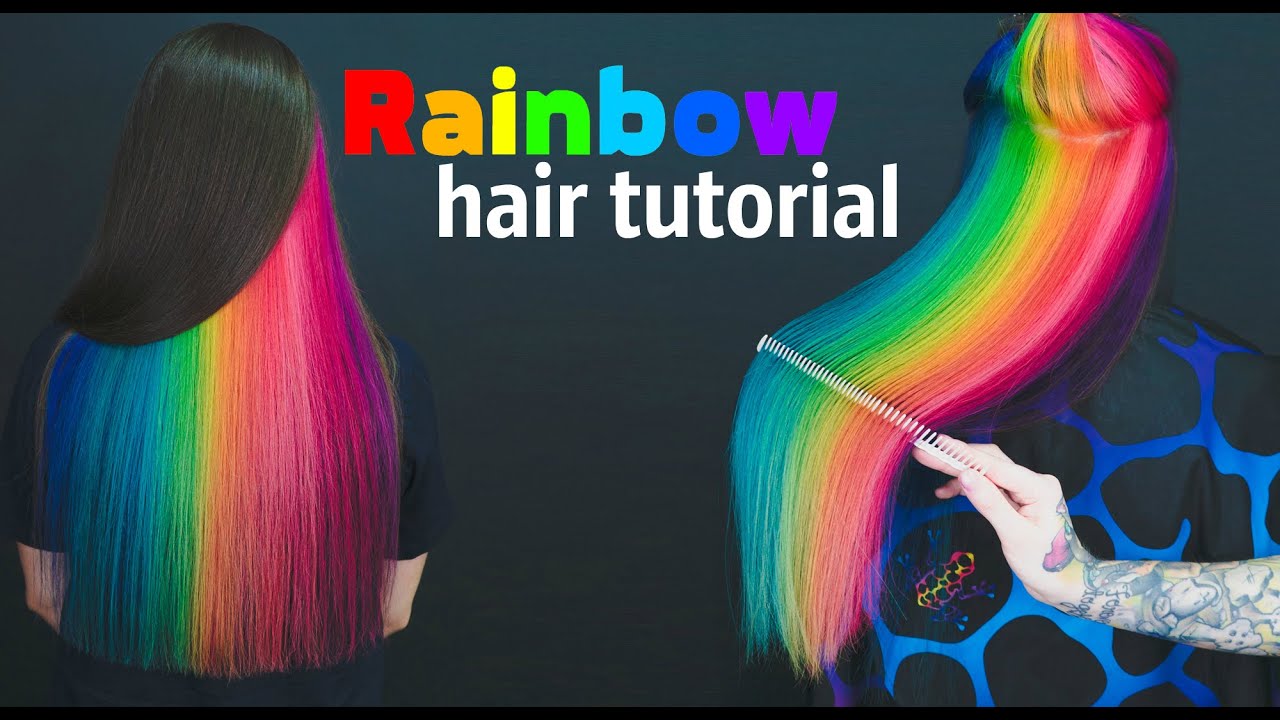 Rainbow Hair Tutorial