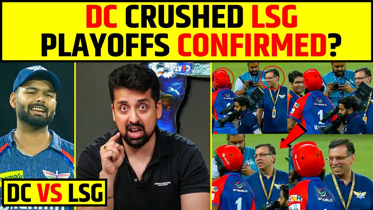 🔴DC VS LSG: LUCKNOW KI LAANATI HAAR, DELHI CRUSHED LSG, ONE SIDED CHHITROL
