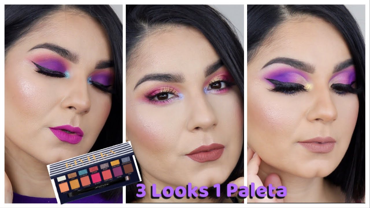 3 LOOKS USANDO RIVIERA PALETTE Y MI ULTIMA IMPRESION SOBRE LA PALETA RIVIERA 😐😒|Amanda Burgos