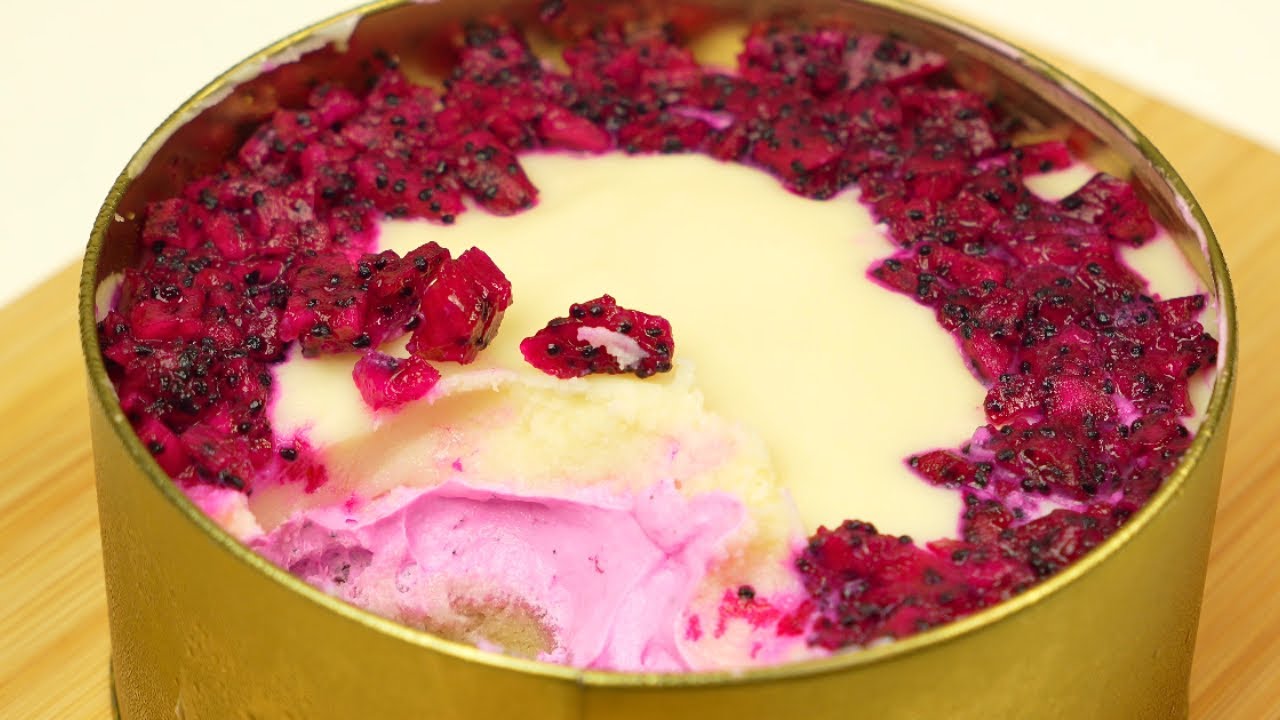 Dragon Fruit Dream Cake | Soft, Fluffy & Delicious | dream cake recipe | cake recipe | dream cake