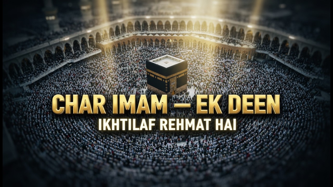 CHAR IMAM---EK DEEN | IKHTILAF REHMAT HAI.