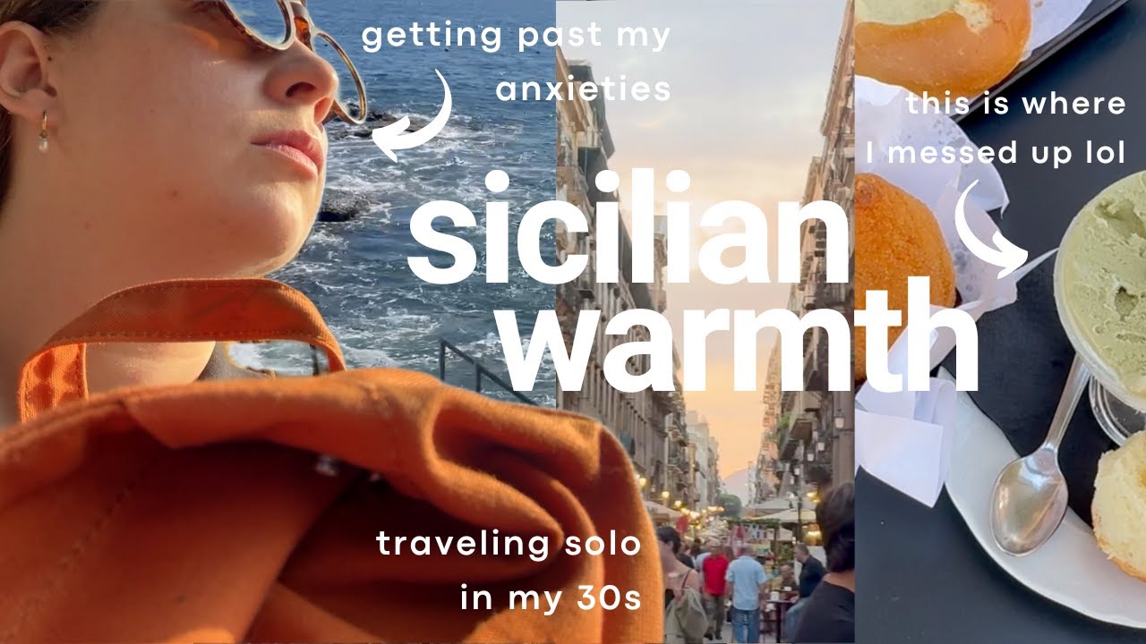 I experienced Sicilian hospitality... then accidentally offended them // traveling solo in my 30s