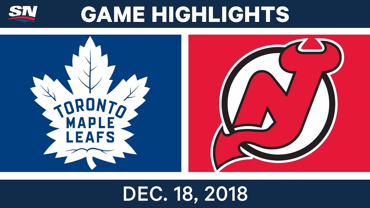 NHL Highlights | Maple Leafs vs. Devils - Dec 18, 2018