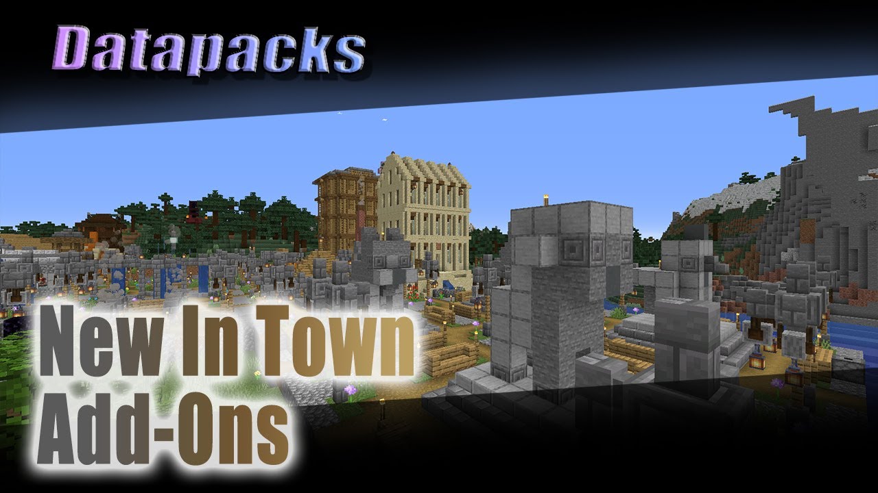 Minecraft Datapacks 1.16: New In Town - Add Ons (Quill and Skunkmunkee)