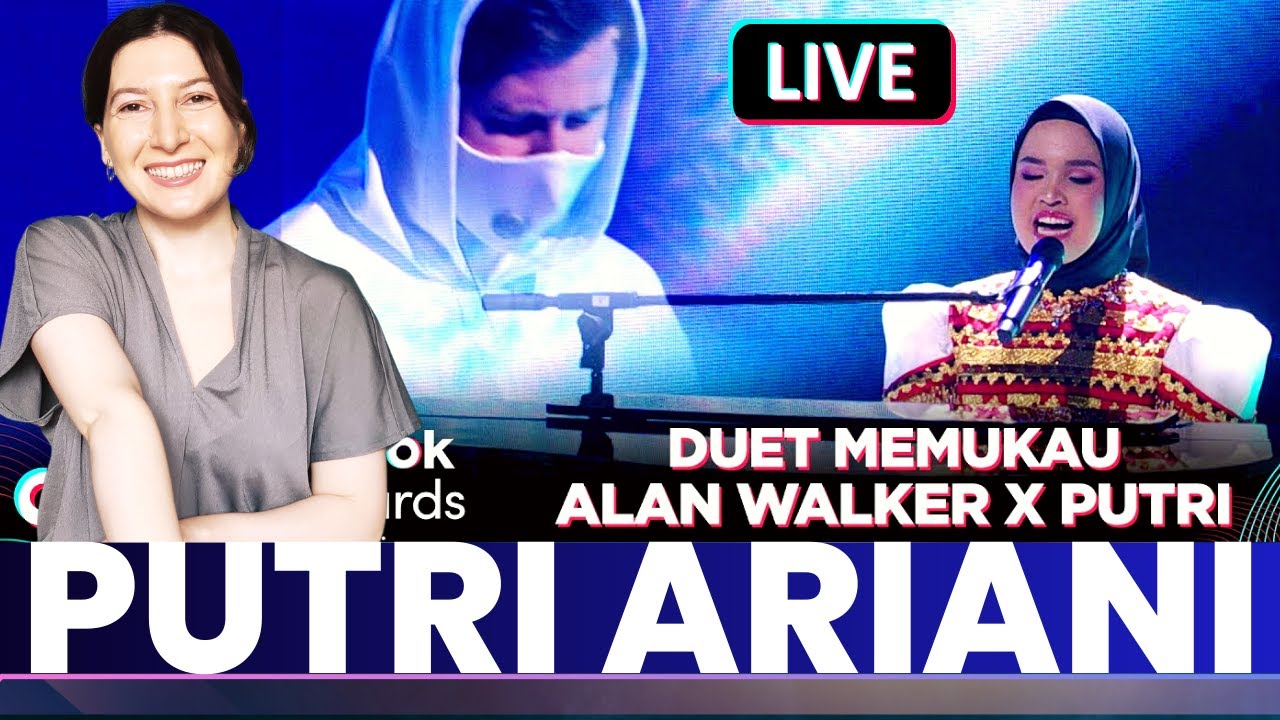 Alan Walker X Putri Ariani - Hero | TIKTOK AWARDS INDONESIA 2023 | Reaction
