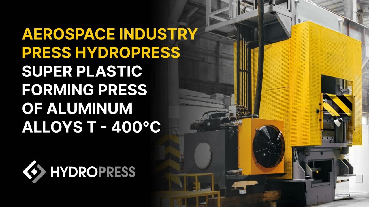 Aerospace industry press Hydropress. Super plastic forming press of aluminium