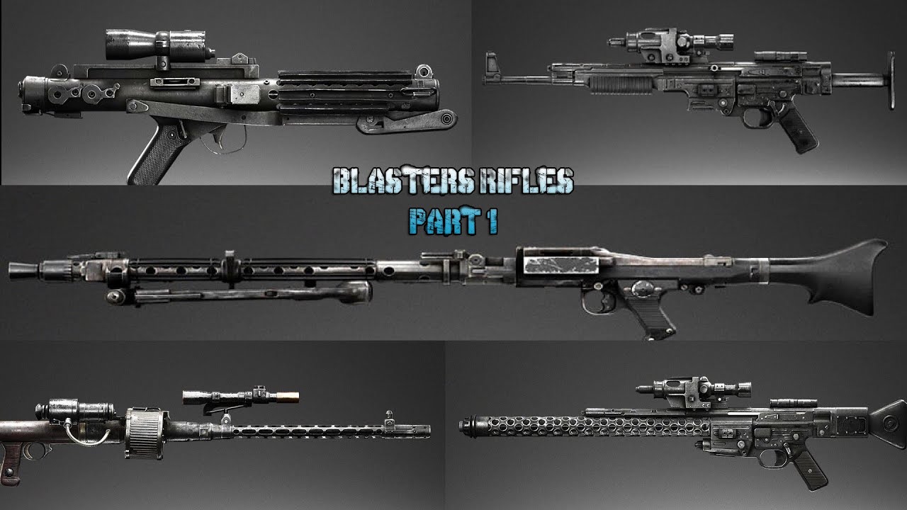 All Blaster Rifles Types Variants & Models in Star Wars (Canon) Pt.1 -The Original Trilogy