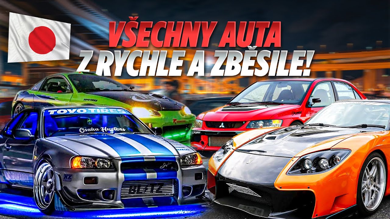 Všechny auta z RYCHLE A ZBĚSILE na JEDNOM MÍSTĚ?! | 🇯🇵