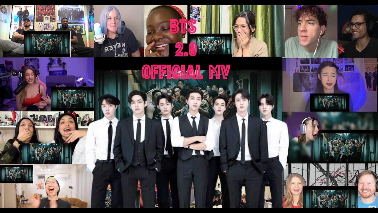 BTS (방탄소년단) '2.0' Official MV reaction mashup