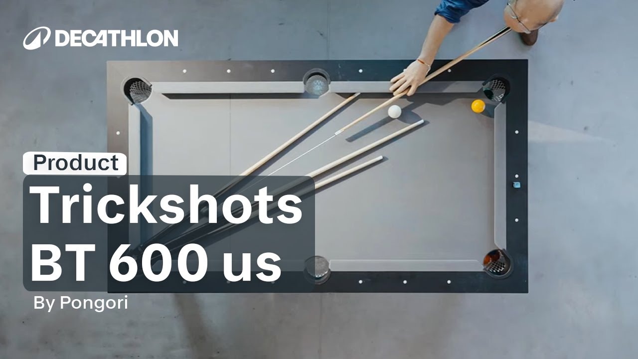 PRODUCT - Trickshots BT 600 us by Pongori: And you, what would you do ? 🎱 | Decathlon