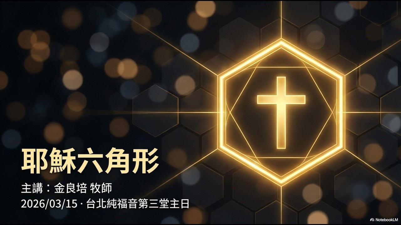 台北純福音丨2026/3/15 第三堂主日  耶穌六角形  金良培牧師