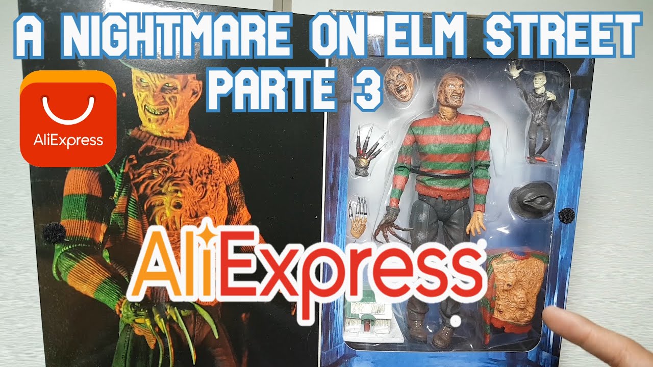 A Nightmare on Elm Street Parte 3 de ALIEXPRESS-Freddy Krueger. Unboxing y Review EN ESPAÑOL
