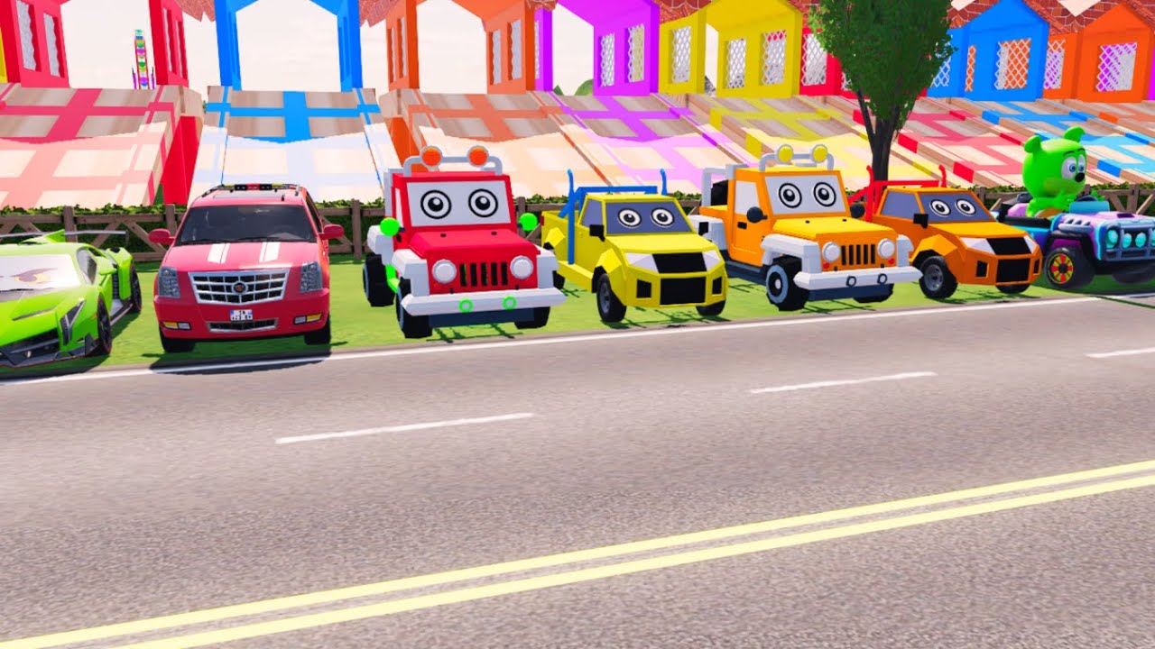 TRANSPORTING LAMBORGHINI, POLICE CARS, BUS TAYO, EXCAVATOR, MONSTER, TRANSPORT TO GARAGE - FS22