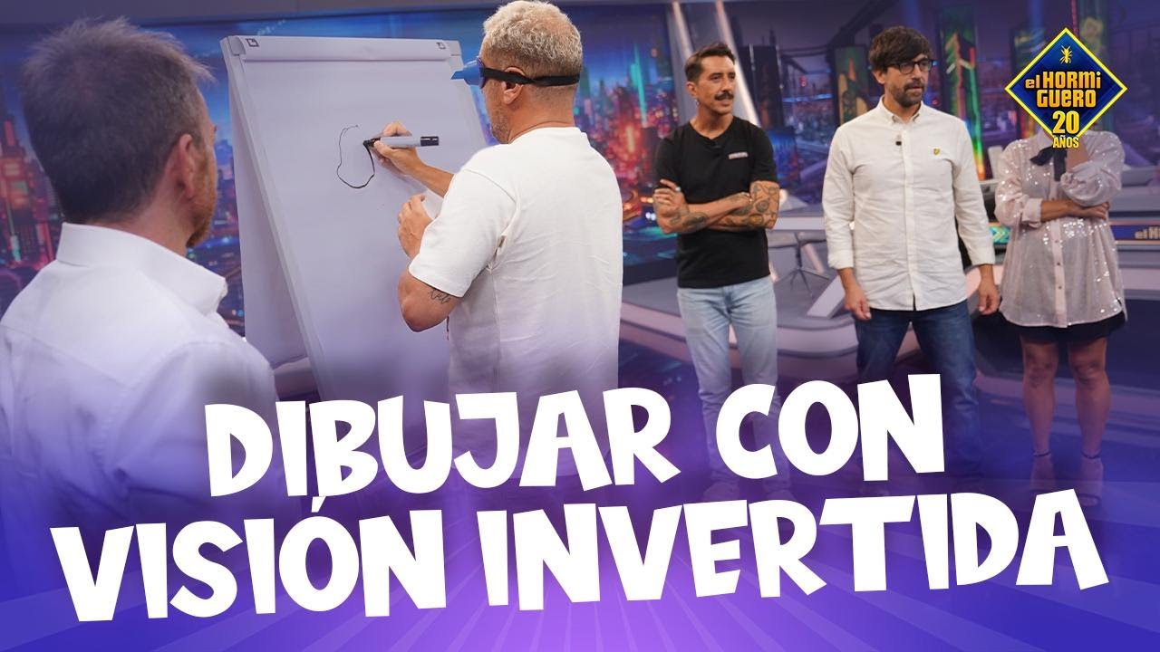 Gafas de visión invertida con El Monaguillo, Marron, Piedrahita y Susi Caramelo - El Hormiguero