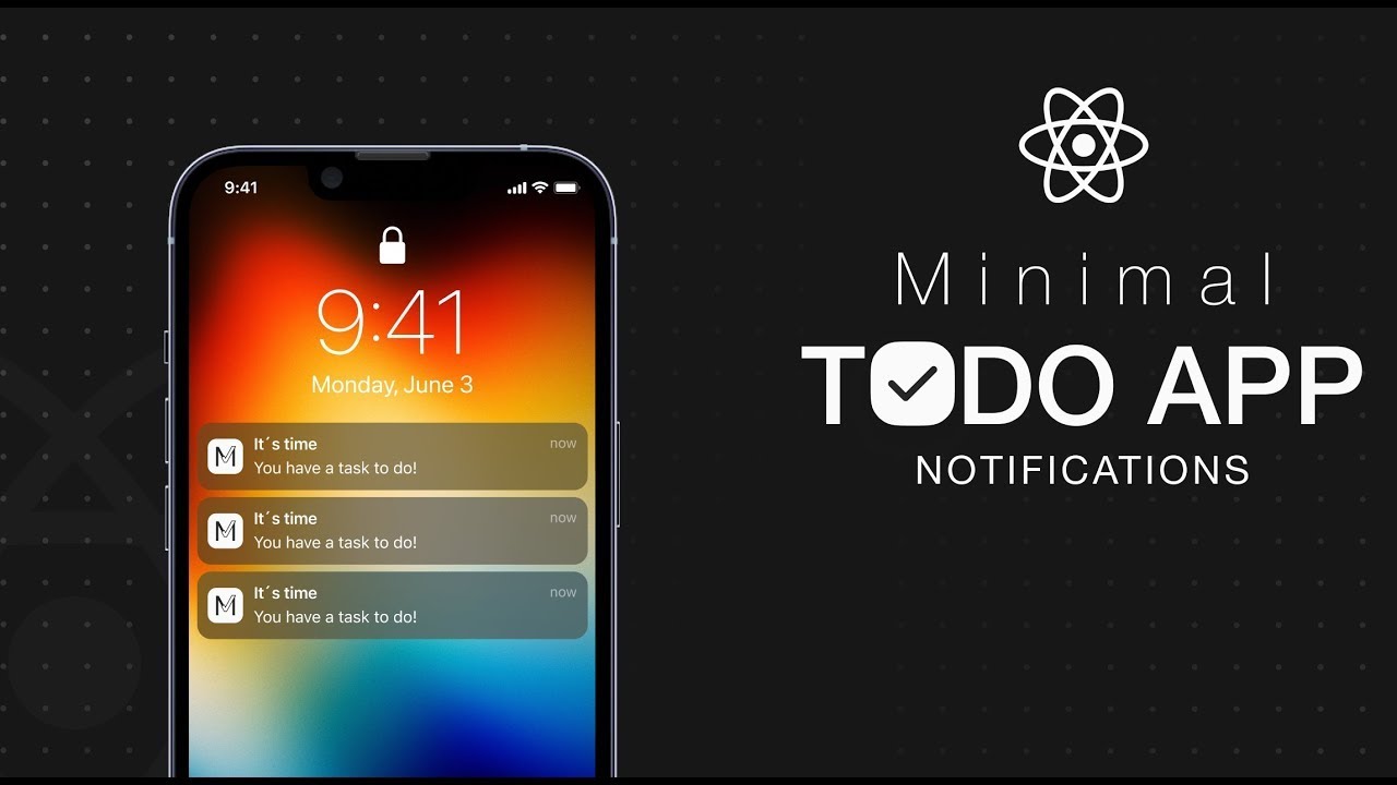 Tutorial React Native en Español | Minimalistic To Do App | Push Notifications