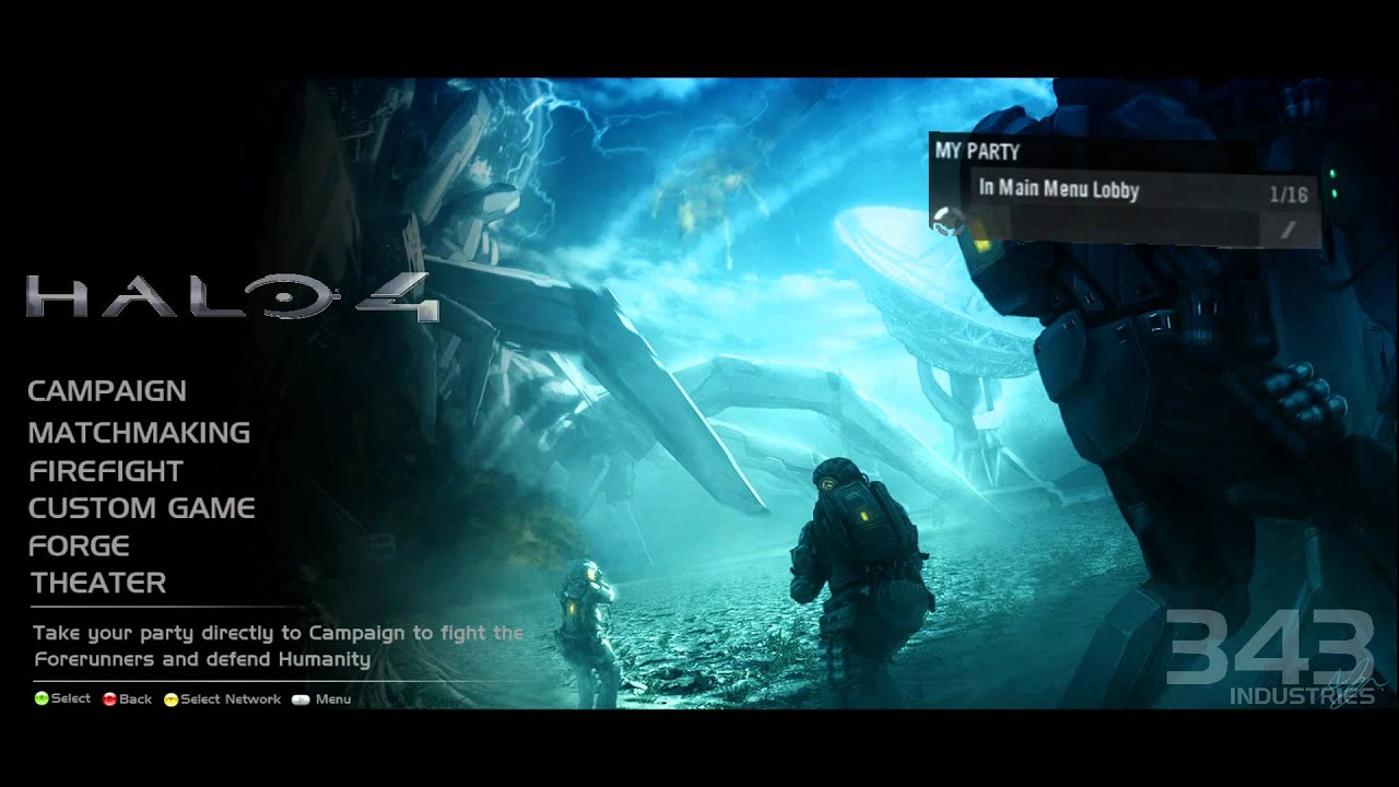 Halo 4: Main Menu - Final Stand