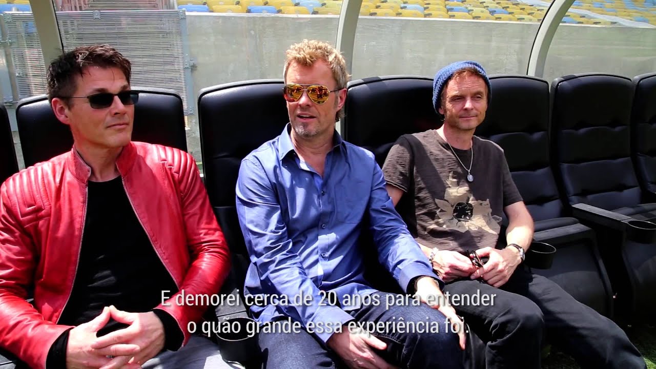Rock in Rio - Encontro da banda A-Ha com fãs