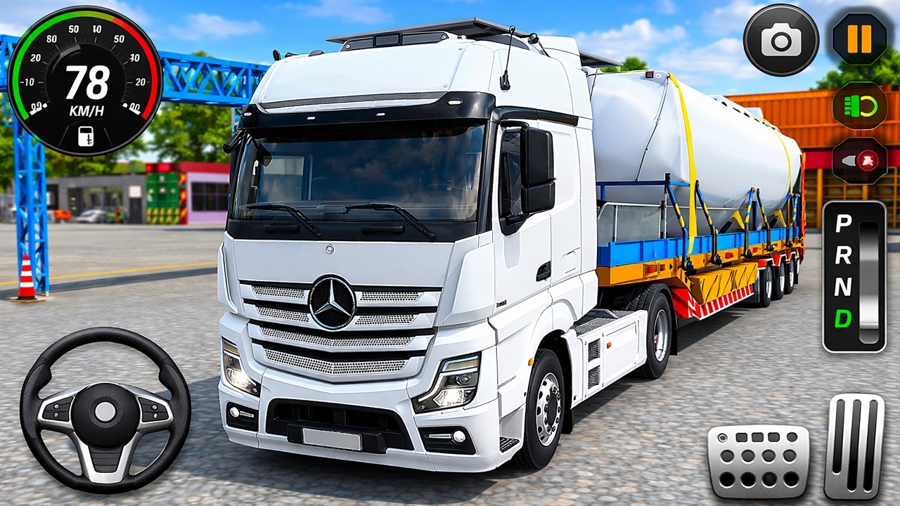 Mercy Actros 1863 Euro Truck Gameplay | Bus Simulator Indonesia 2026 | Android Truck Driving Game