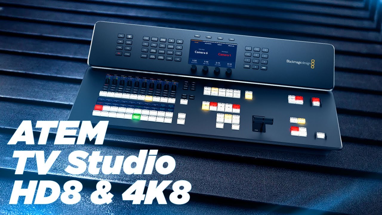 Prise en main des mélangeurs vidéo Blackmagic ATEM Television Studio HD8 & 4K8
