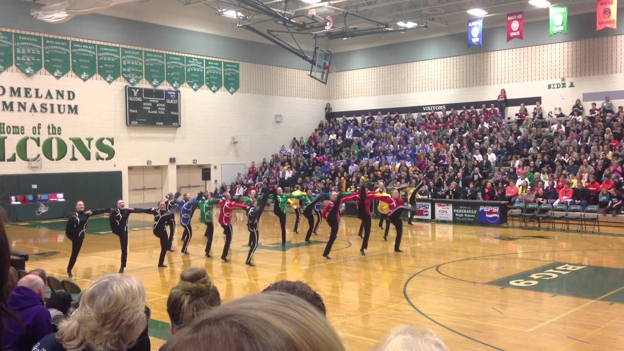 Faribault Dance Team high kick 2012-2013 Sections