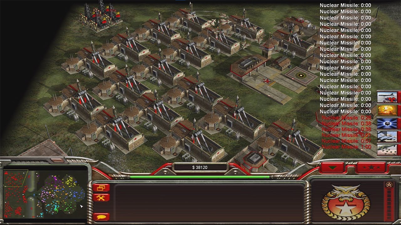 CHINA NUKE - Command & Conquer Generals Zero Hour - 1 vs 7 HARD Gameplay - Last Stand