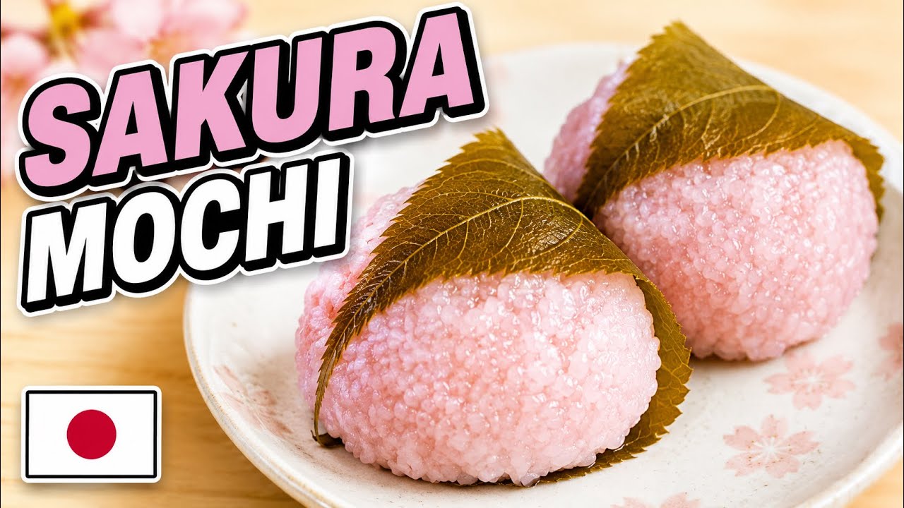 【Dolce Giapponese】Sakura Mochi | IL DOLCE TRADIZIONALE GIAPPONESE 🇯🇵