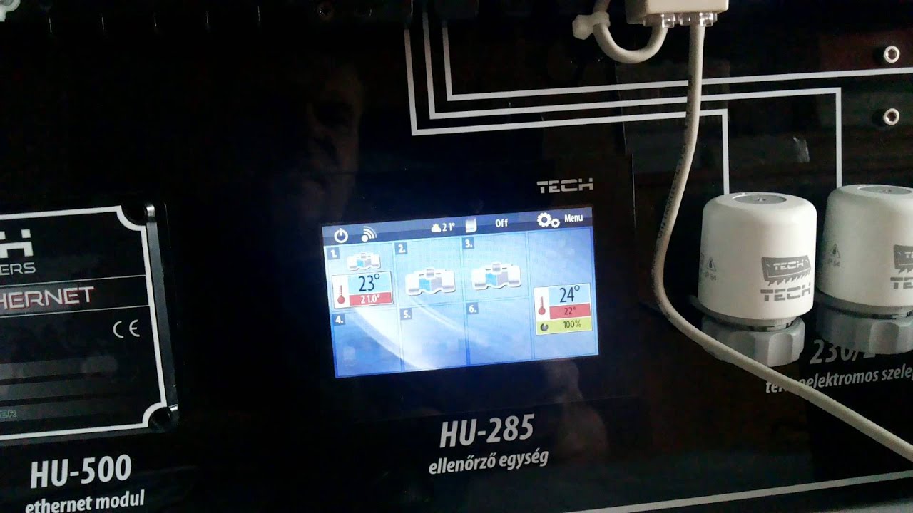 HU 266 Zónavezérlő és HU 500 internet modul, Fűtés Tuning,