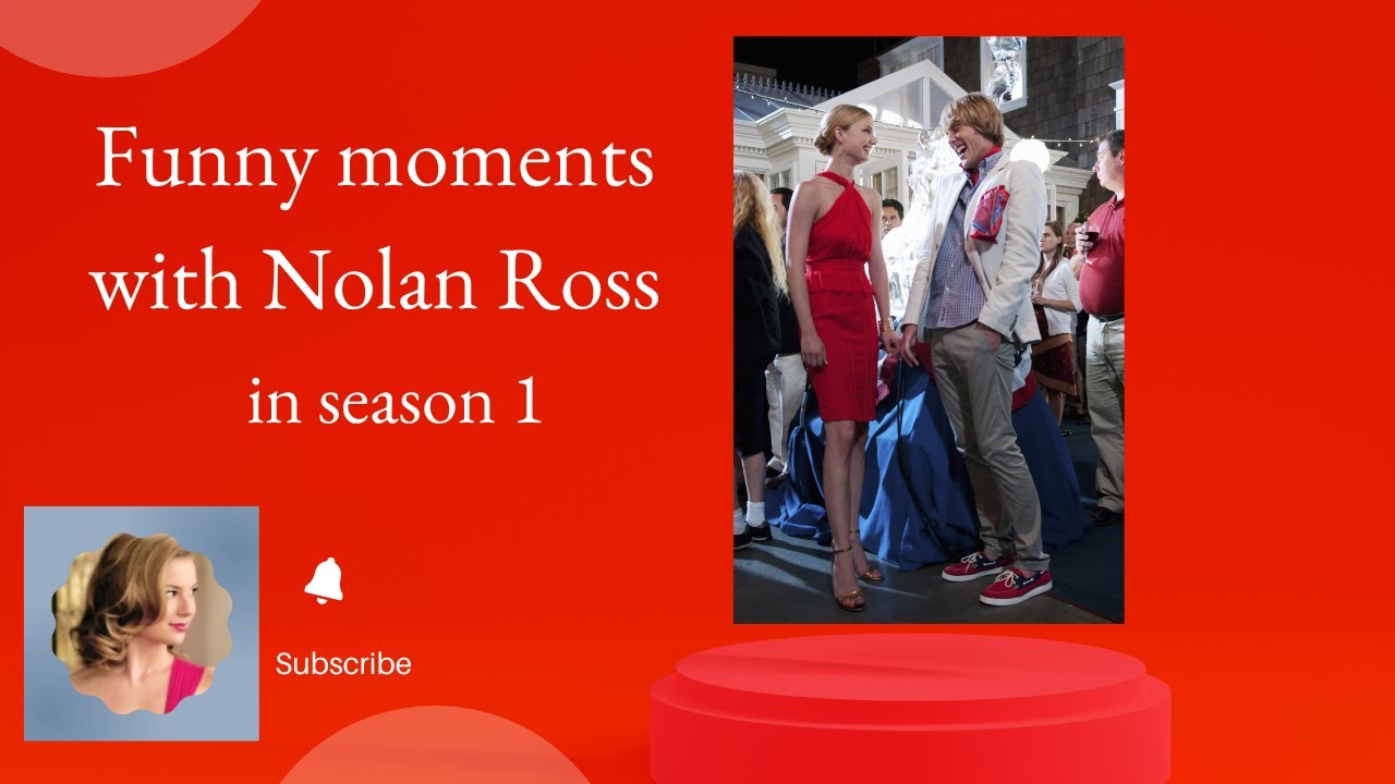 Funny moments with Nolan Ross 😉 season 1