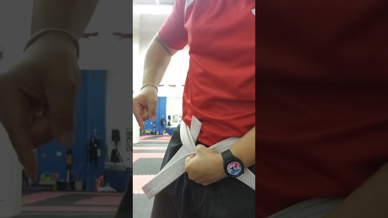 How to tie the belt - Beginner Students