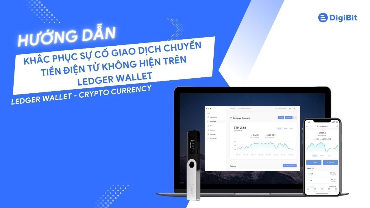 Khắc phục sự cố giao dịch chuyển tiền điện tử kh&ocirc;ng hiện tr&ecirc;n Ledger Wallet