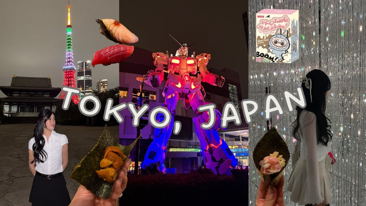 Honeymoon Vlog | Tokyo for Food, TeamLabs, Shopping and My First Blind Box Opening ♡