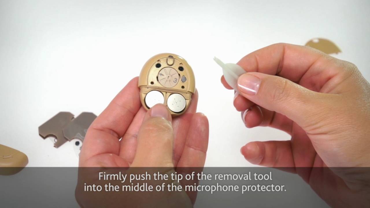 Change Your Cochlear™ Kanso™ Sound Processor Microphone Protectors