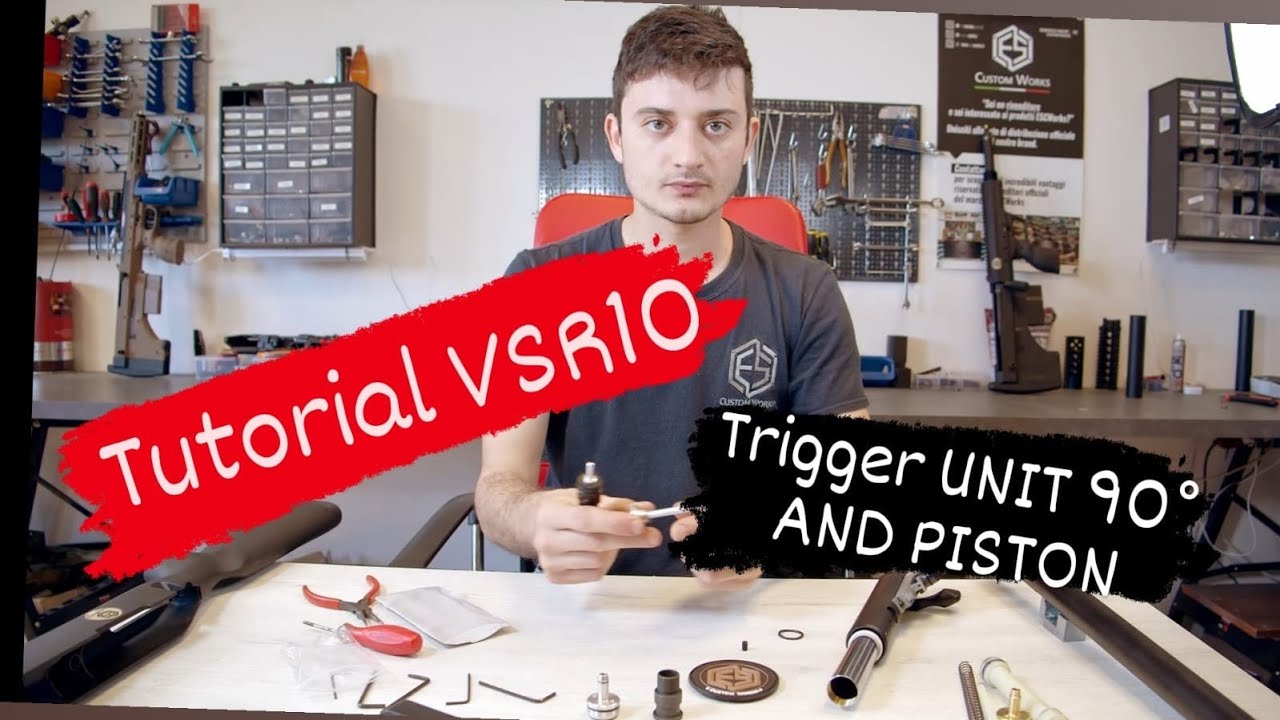 [Tutorial Airsoft ] How to upgrade VSR 10 : Kit gruppo scatto rinforzato  by Escworks