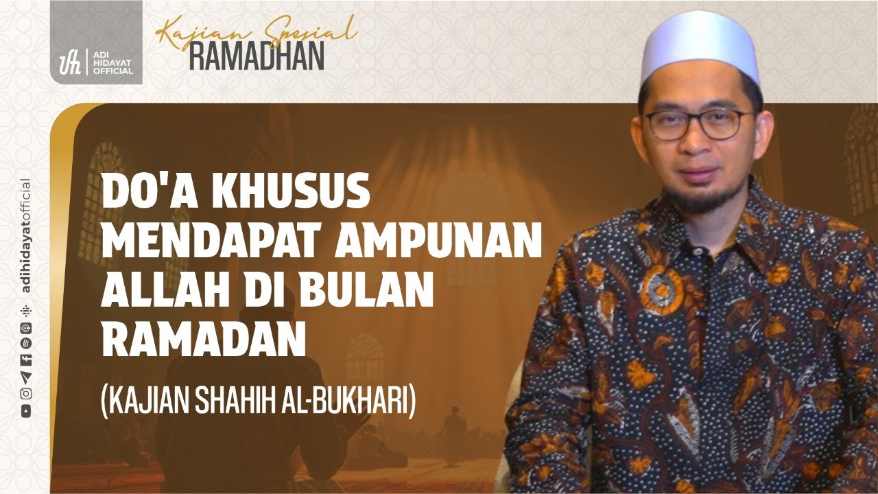 [LIVE] Kajian Subuh: Do'a Khusus Mendapat Ampunan Allah di Bulan Ramadhan - Ustadz Adi Hidayat