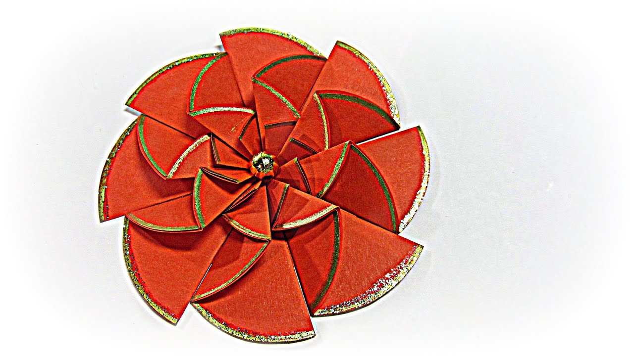 Flores de papel fáciles. Paper flowers easy.