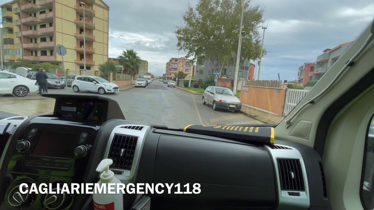 [ON BOARD]Ambulanza in emergenza| Italian ambulance in emergency