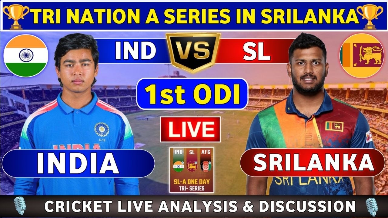 India A vs Srilanka A, 1st Unofficial ODI Live Match Analysis & Discussion IND-A vs SL-A 1st Match