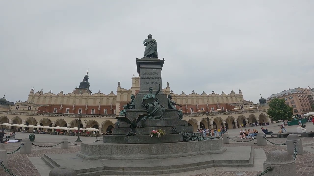 The Statue of Adam Mickiewicz // Krakow, Poland