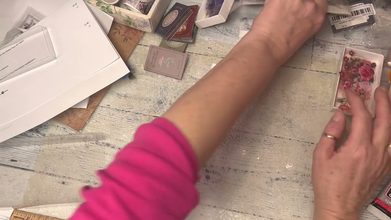 Temu Unboxing Journal & Craft Paper Items and Giveaway Discount Cards